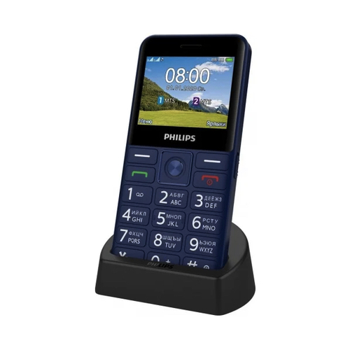 Телефон Philips E207 Xenium Blue фото 