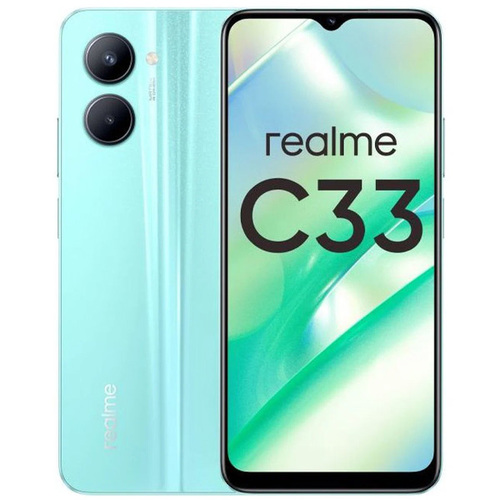 Телефон Realme RMX3627 C33 128Gb Ram 4Gb Aqua Blue фото 